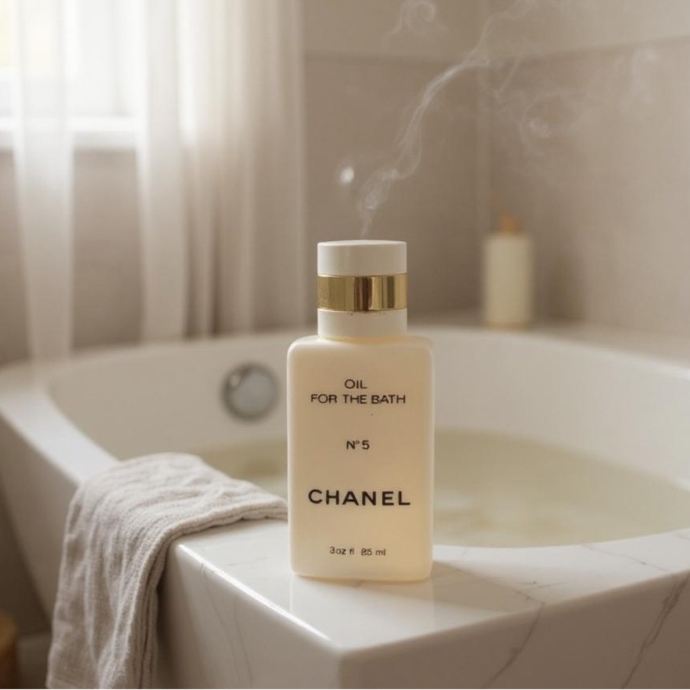 Chanel No. 5 Bath Oil - White and Gold - Picture 2 of 2